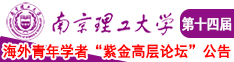 男捅女拉屎网站南京理工大学第十四届海外青年学者紫金论坛诚邀海内外英才！